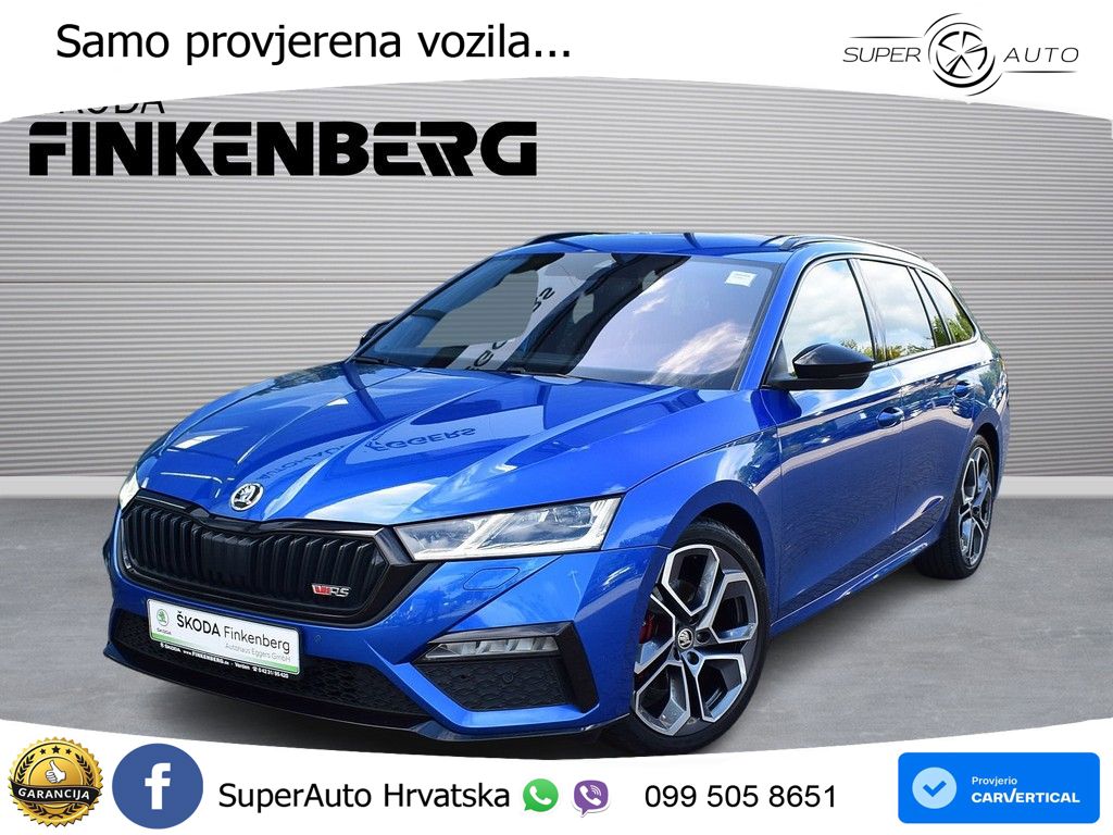 Škoda Octavia Combi RS 2.0 TDI (200 KS) DSG LED+GR SJED+ACC