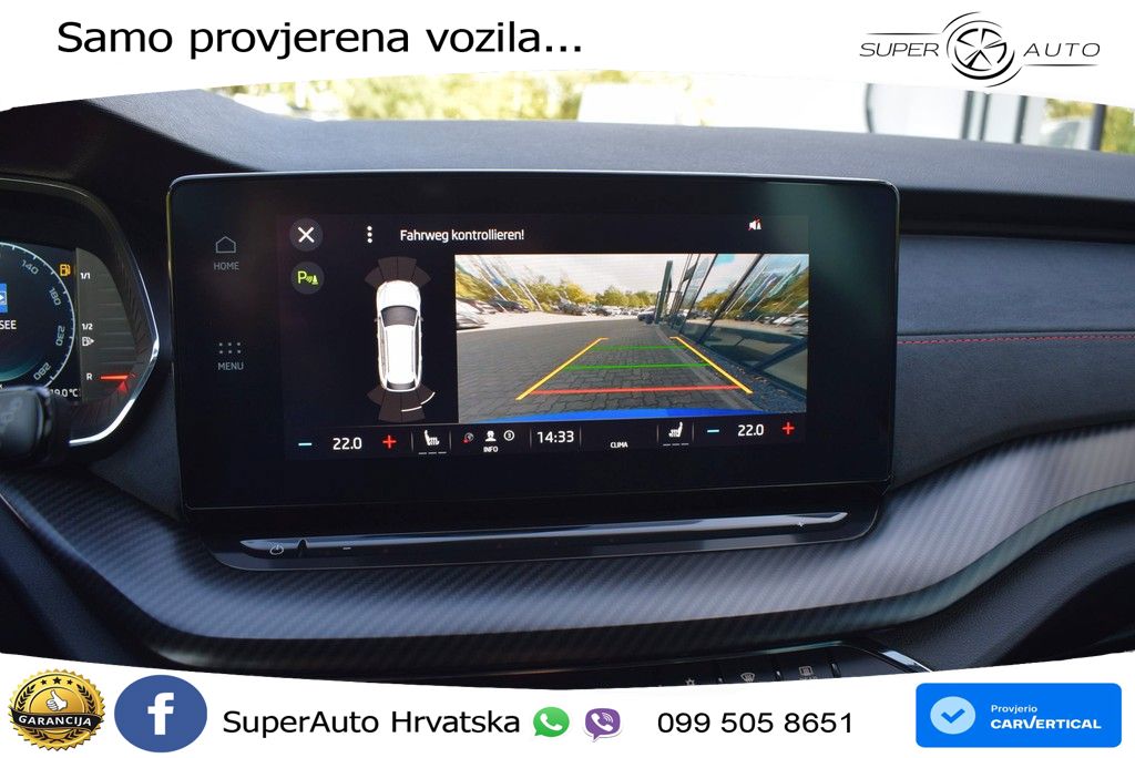 Škoda Octavia Combi RS 2.0 TDI (200 KS) DSG LED+GR SJED+ACC