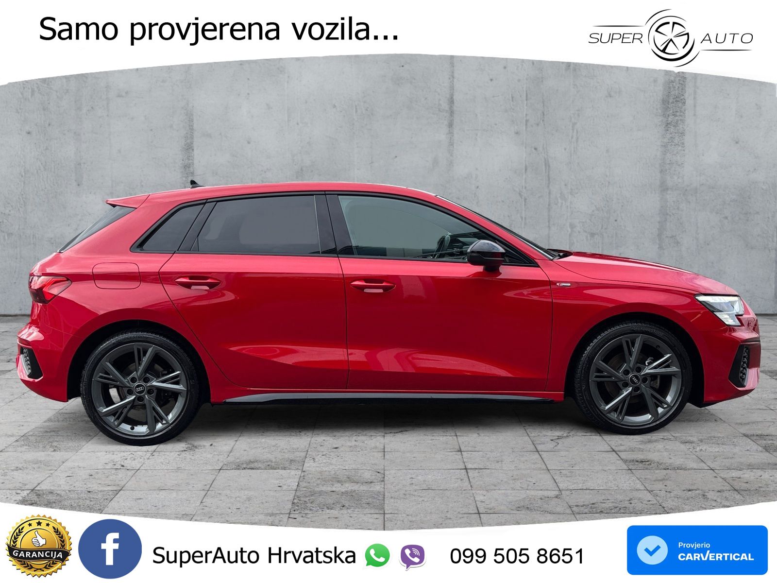 Audi A3 35 TFSI (150 KS) S line LED+GR SJED+ACC