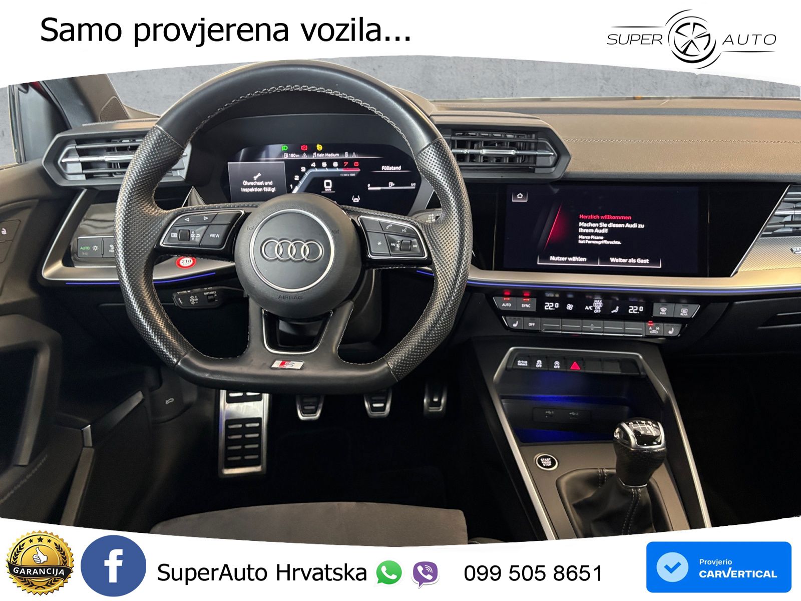 Audi A3 35 TFSI (150 KS) S line LED+GR SJED+ACC