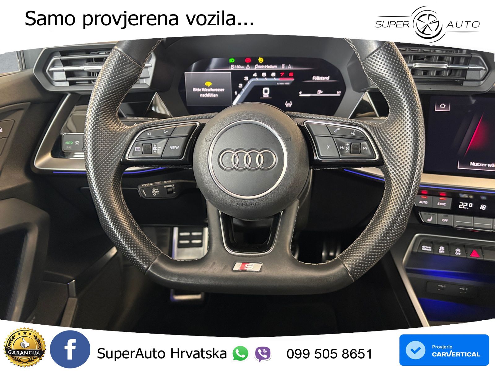 Audi A3 35 TFSI (150 KS) S line LED+GR SJED+ACC