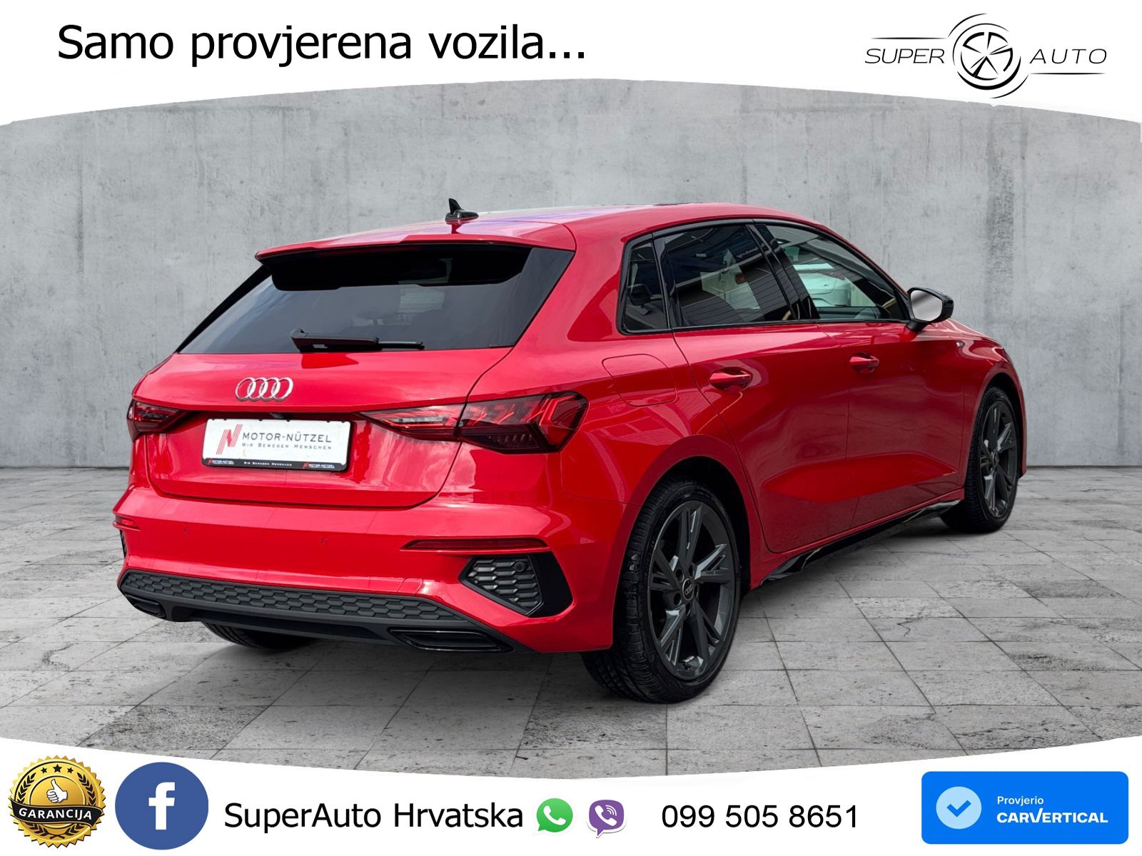 Audi A3 35 TFSI (150 KS) S line LED+GR SJED+ACC
