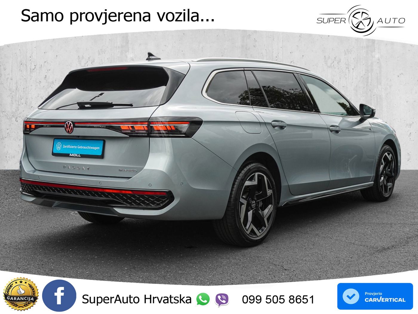 Volkswagen Passat Variant 1.5 TSI (204 KS) eHybrid DSG R-Line LED+GR SJED+ACC