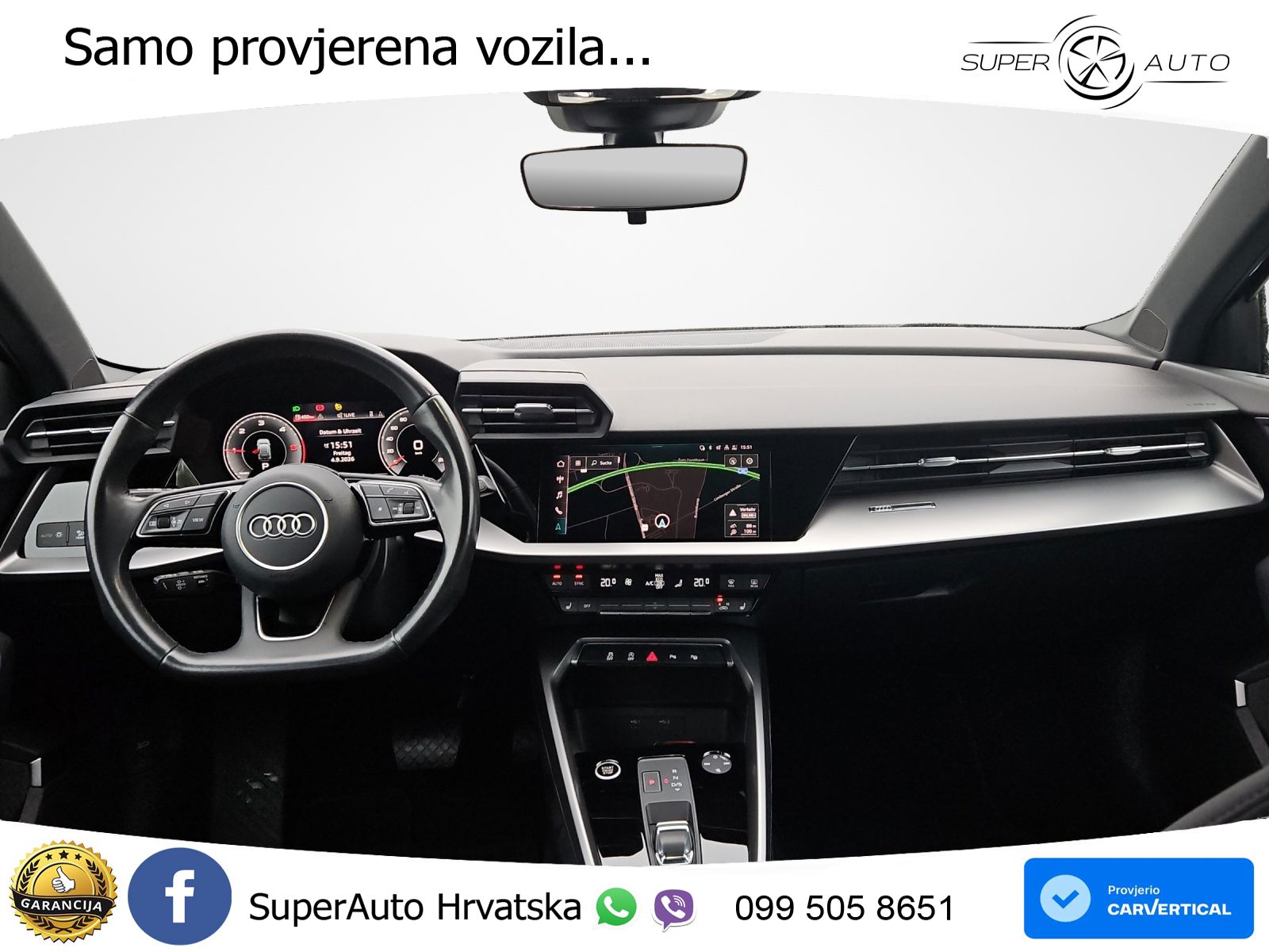 Audi A3 35 TDI (150 KS) S tronic LED+GR SJED+ACC