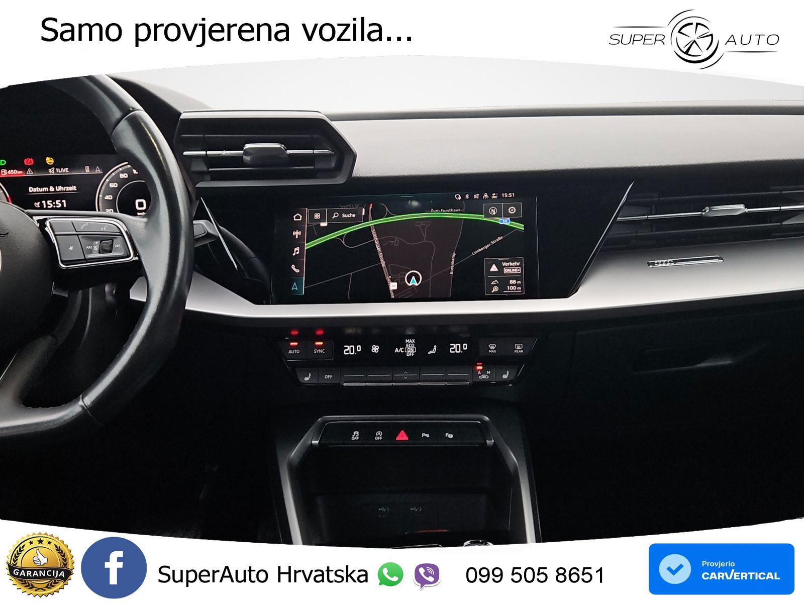 Audi A3 35 TDI (150 KS) S tronic LED+GR SJED+ACC