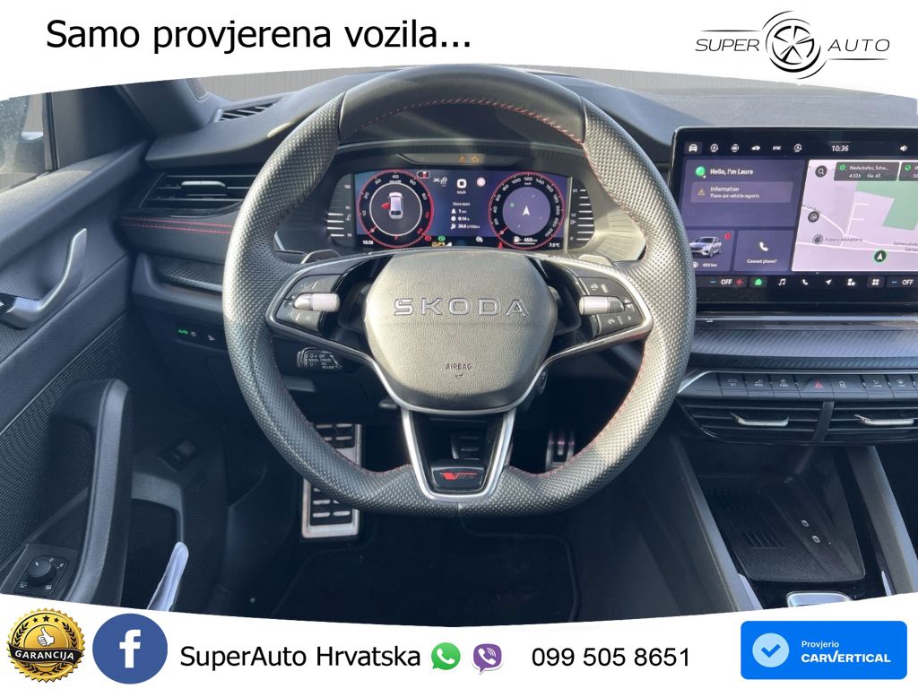 Škoda Octavia Combi RS 2.0 TSI (265 KS) DSG MATRIX+GR SJED+KAM