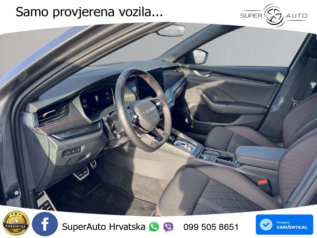 Škoda Octavia Combi RS 2.0 TSI (265 KS) DSG MATRIX+GR SJED+KAM