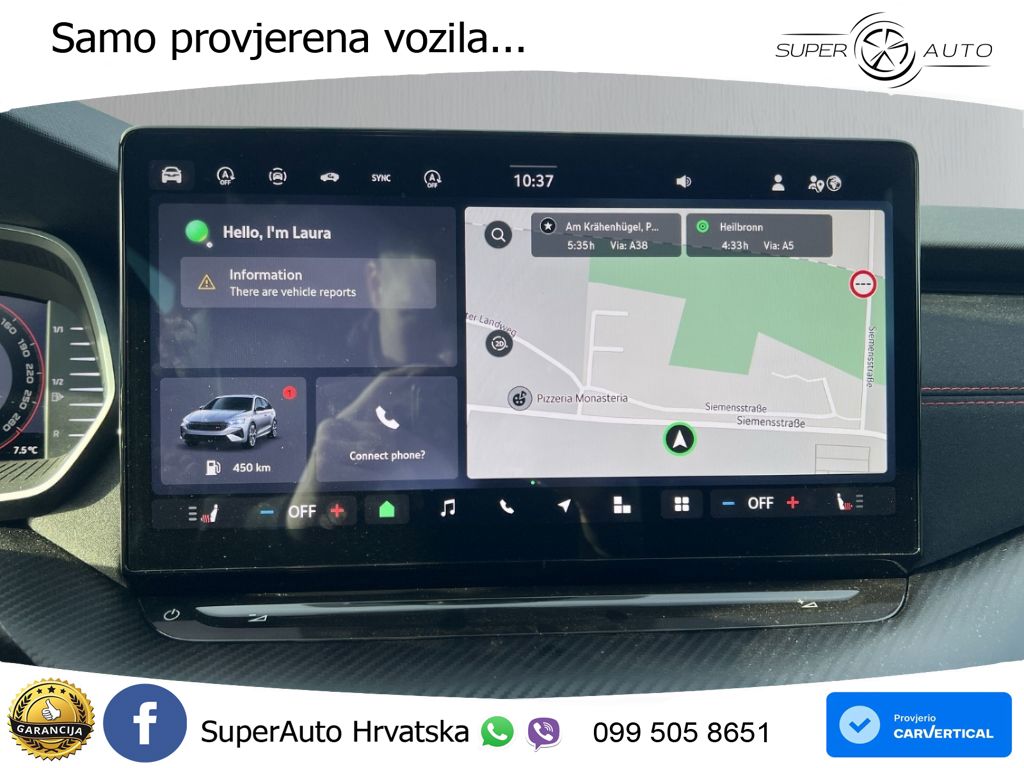 Škoda Octavia Combi RS 2.0 TSI (265 KS) DSG MATRIX+GR SJED+KAM