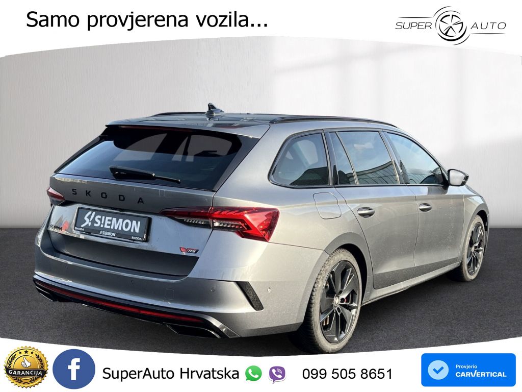 Škoda Octavia Combi RS 2.0 TSI (265 KS) DSG MATRIX+GR SJED+KAM