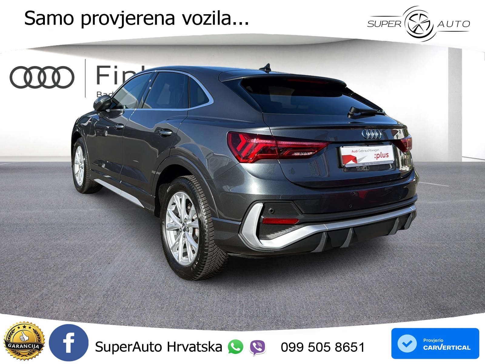 Audi Q3 II Sportback 35 TFSI (150 KS) S tronic S line LED+GR SJED+ACC