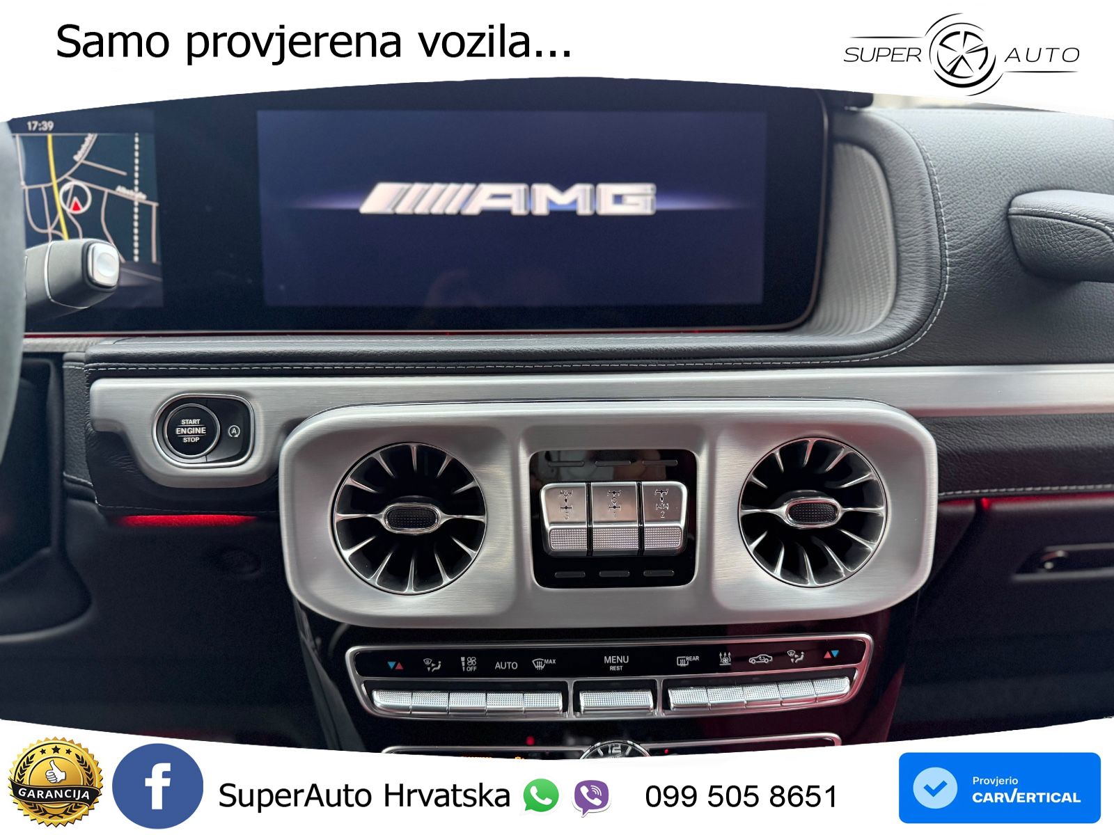 Mercedes AMG G 63 Long V8 (585 KS) 4MATIC 9G-TRONIC AMG SPEEDSHIFT PLUS LED+GR SJED+ACC
