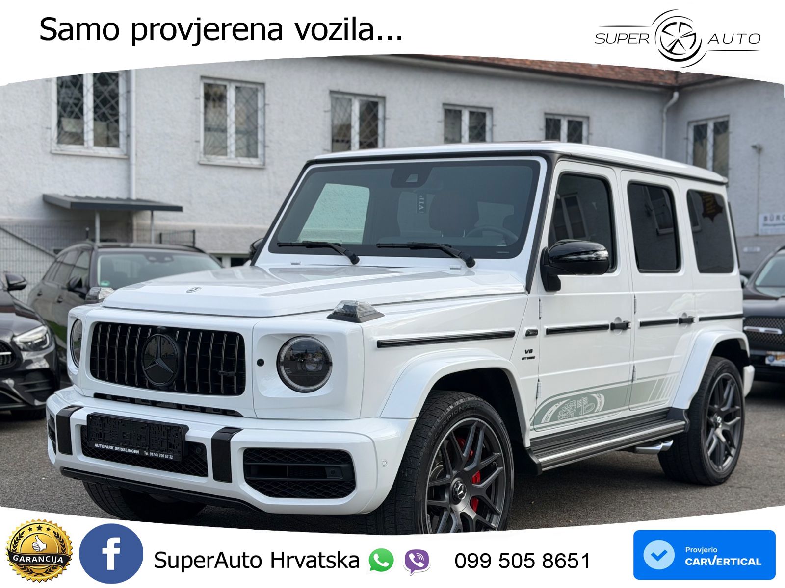 Mercedes AMG G 63 Long V8 (585 KS) 4MATIC 9G-TRONIC AMG SPEEDSHIFT PLUS LED+GR SJED+ACC