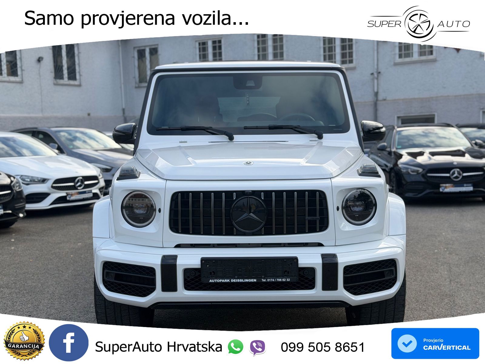 Mercedes AMG G 63 Long V8 (585 KS) 4MATIC 9G-TRONIC AMG SPEEDSHIFT PLUS LED+GR SJED+ACC