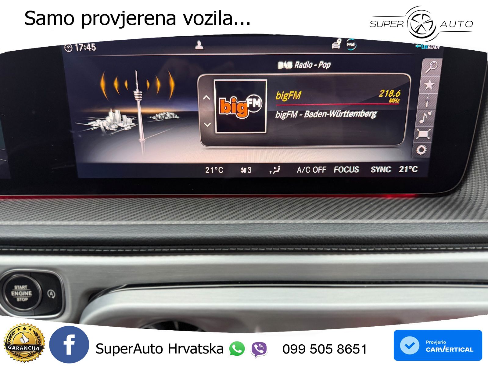 Mercedes AMG G 63 Long V8 (585 KS) 4MATIC 9G-TRONIC AMG SPEEDSHIFT PLUS LED+GR SJED+ACC