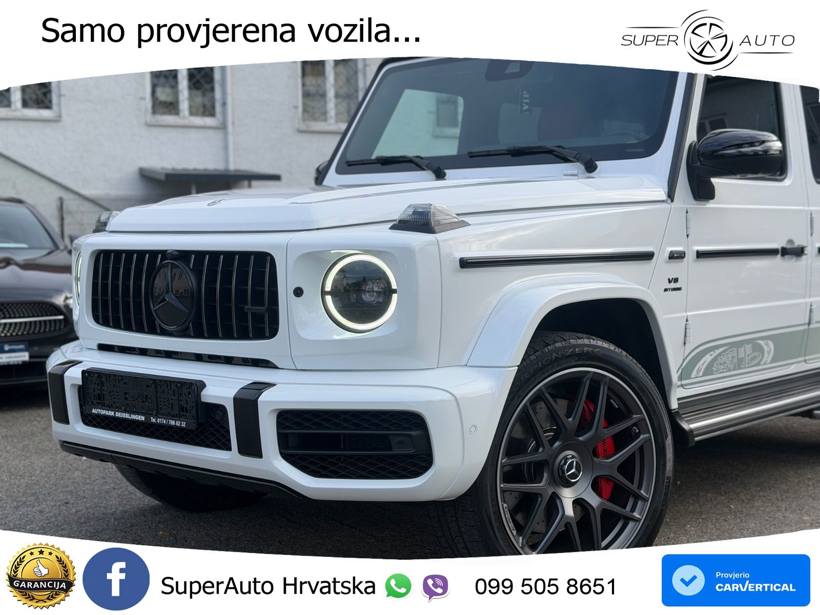 Mercedes AMG G 63 Long V8 (585 KS) 4MATIC 9G-TRONIC AMG SPEEDSHIFT PLUS LED+GR SJED+ACC