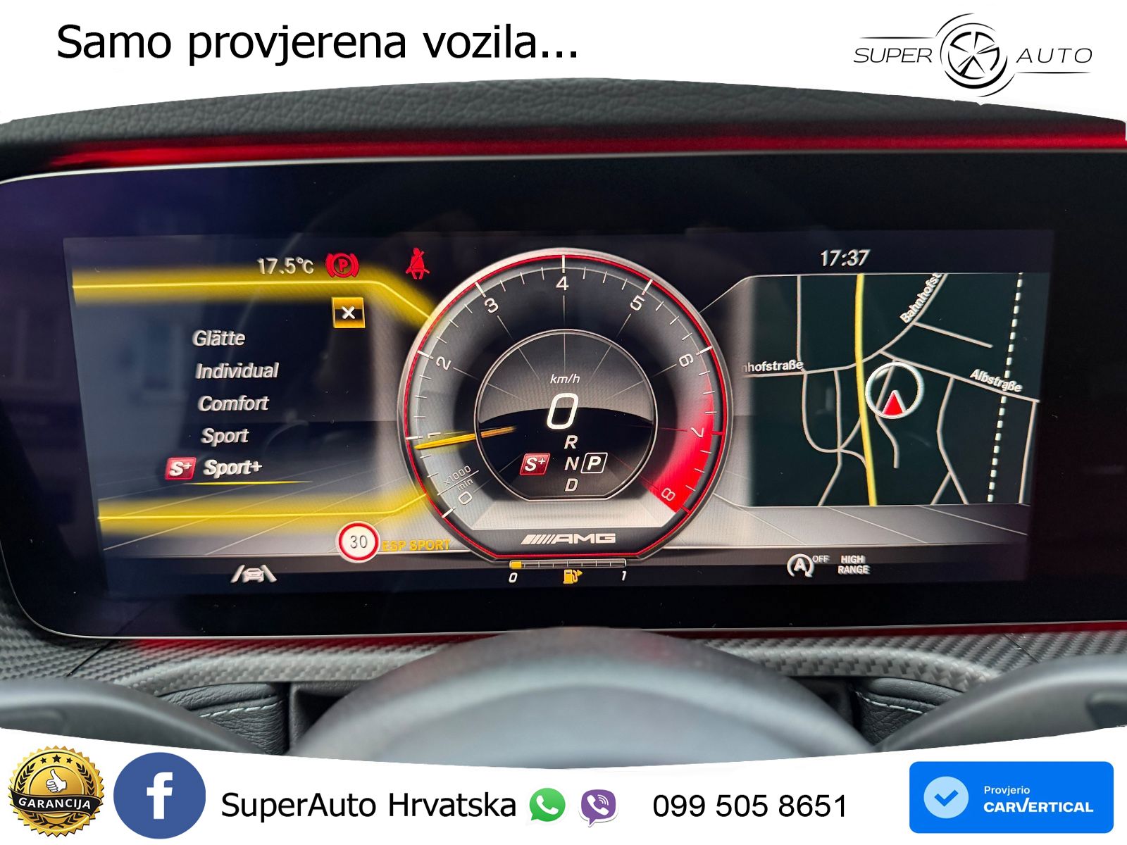 Mercedes AMG G 63 Long V8 (585 KS) 4MATIC 9G-TRONIC AMG SPEEDSHIFT PLUS LED+GR SJED+ACC