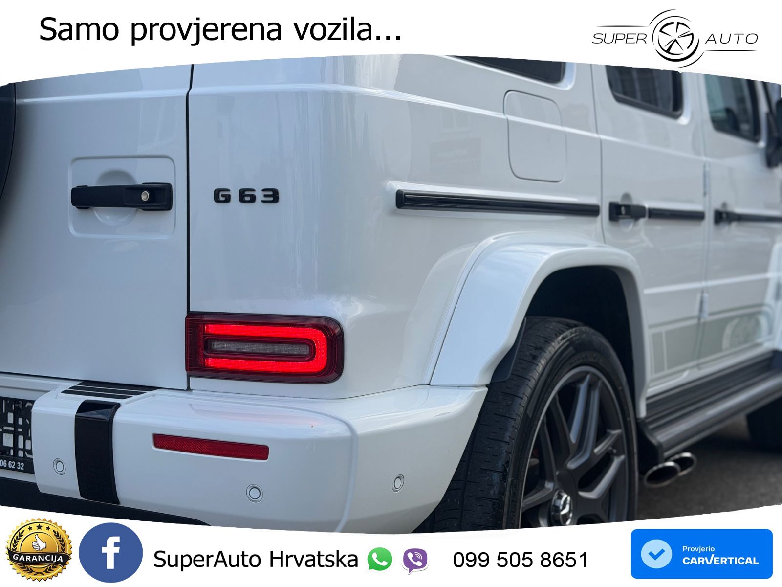 Mercedes AMG G 63 Long V8 (585 KS) 4MATIC 9G-TRONIC AMG SPEEDSHIFT PLUS LED+GR SJED+ACC