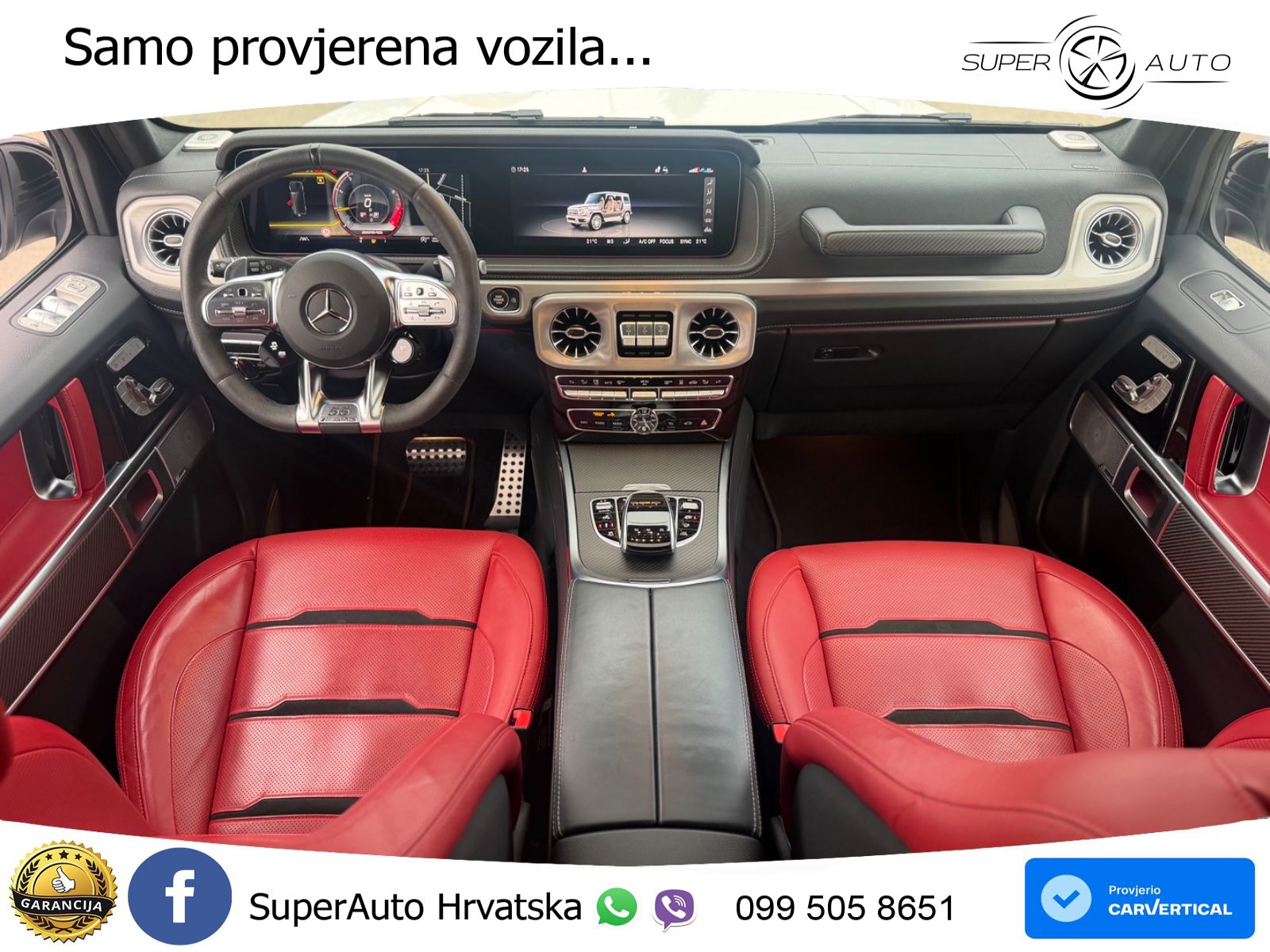 Mercedes AMG G 63 Long V8 (585 KS) 4MATIC 9G-TRONIC AMG SPEEDSHIFT PLUS LED+GR SJED+ACC
