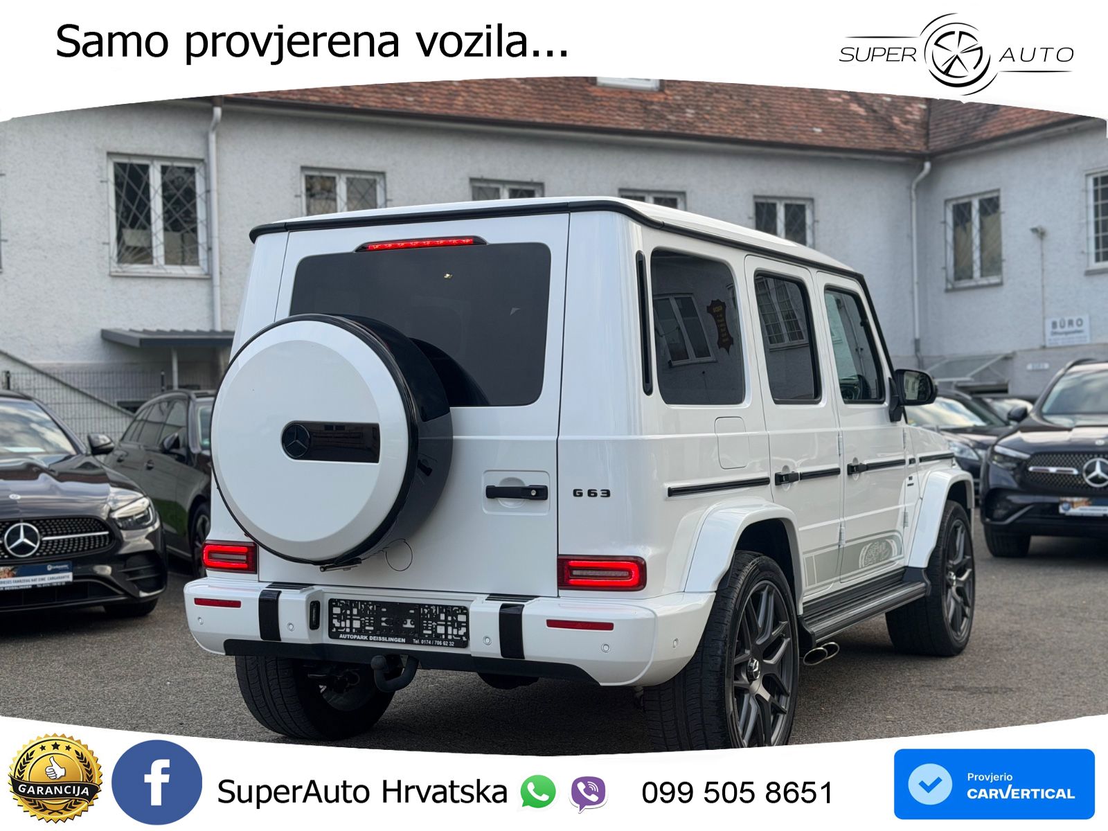 Mercedes AMG G 63 Long V8 (585 KS) 4MATIC 9G-TRONIC AMG SPEEDSHIFT PLUS LED+GR SJED+ACC