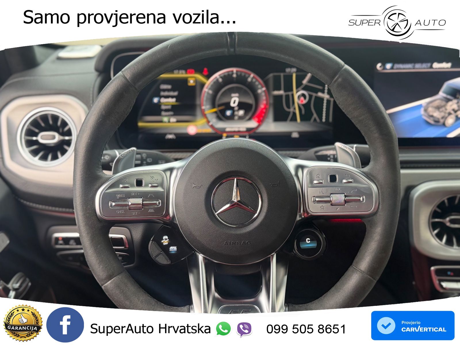 Mercedes AMG G 63 Long V8 (585 KS) 4MATIC 9G-TRONIC AMG SPEEDSHIFT PLUS LED+GR SJED+ACC