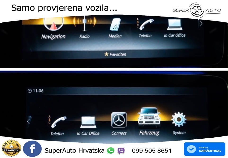Mercedes AMG G 63 Long V8 (585 KS) 4MATIC 9G-TRONIC AMG SPEEDSHIFT PLUS LED+GR SJED+ACC