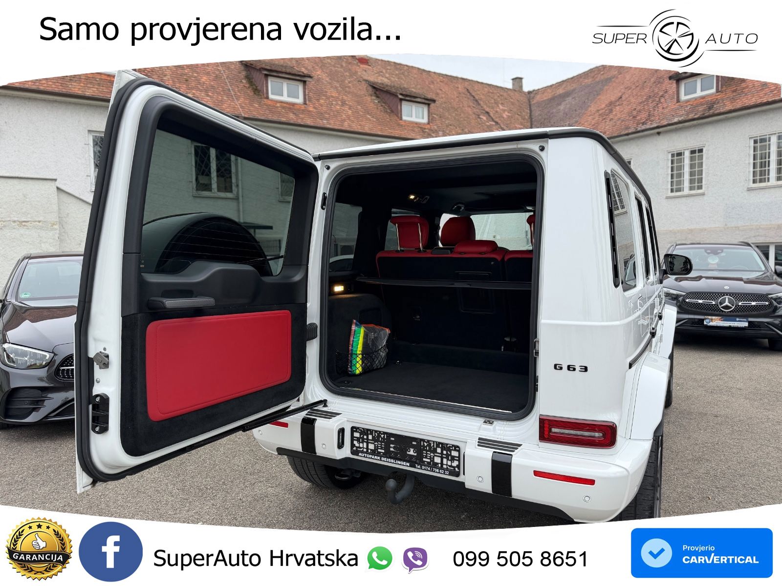 Mercedes AMG G 63 Long V8 (585 KS) 4MATIC 9G-TRONIC AMG SPEEDSHIFT PLUS LED+GR SJED+ACC