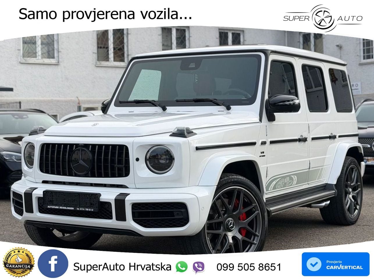 Mercedes AMG G 63 Long V8 (585 KS) 4MATIC 9G-TRONIC AMG SPEEDSHIFT PLUS LED+GR SJED+ACC