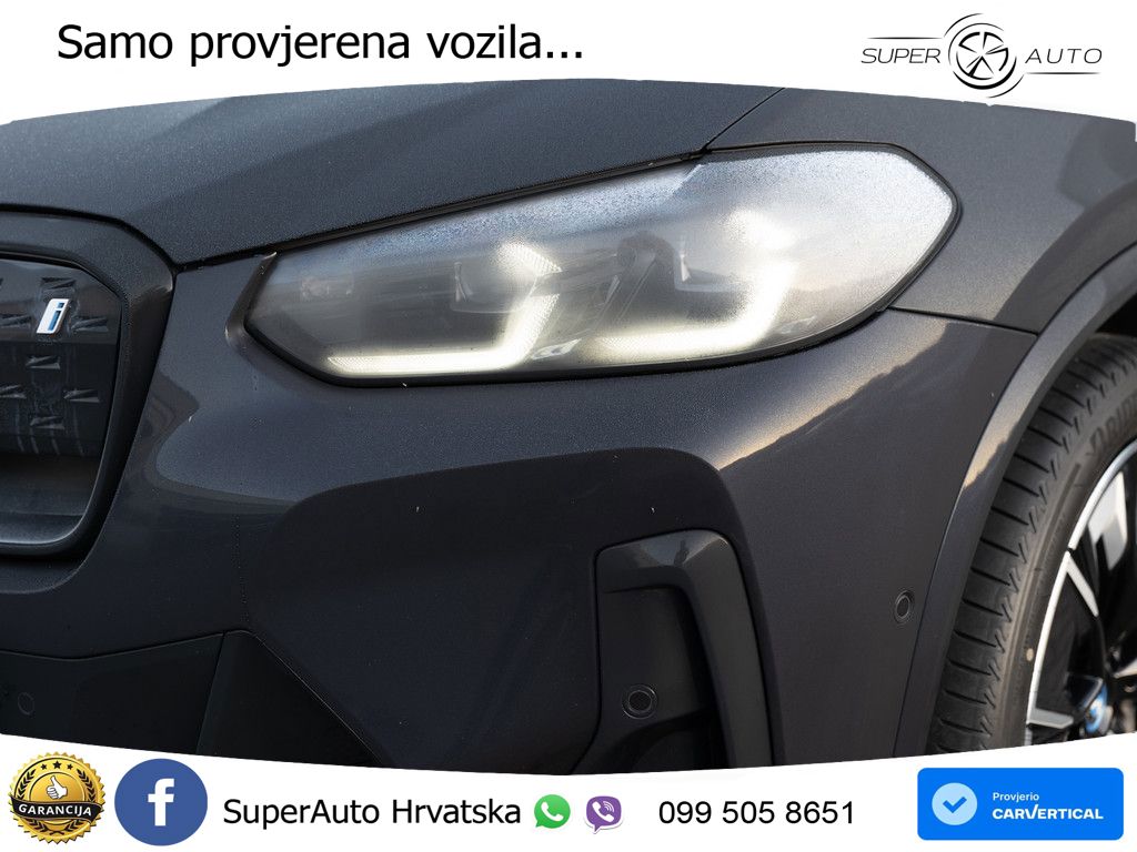 BMW iX3 80 kWh (286 KS) M Sport ACC+HEAD+GR SJED+360+PANO