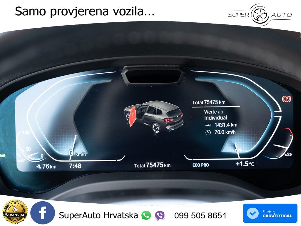 BMW iX3 80 kWh (286 KS) M Sport ACC+HEAD+GR SJED+360+PANO