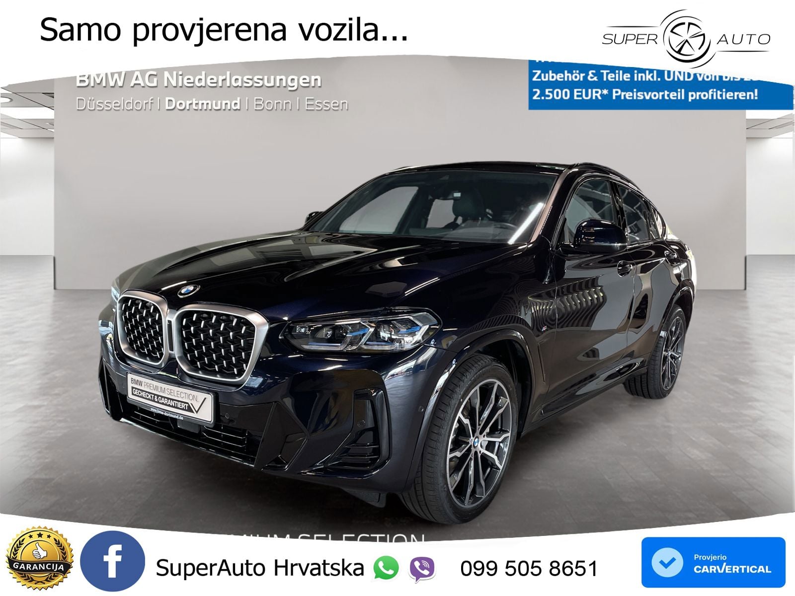BMW X4 30d (286 KS) xDrive Steptronic M Sport LED+GR SJED+ACC
