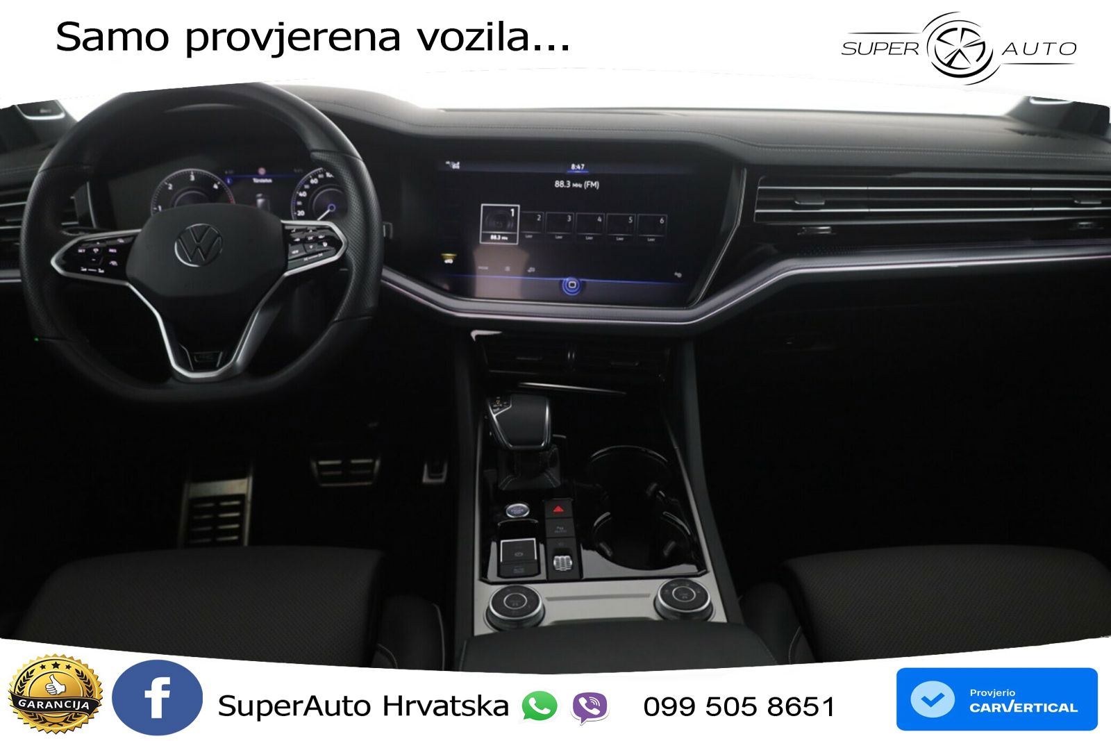 Volkswagen Touareg 3.0 V6 TDI (286 KS) 4MOTION Tiptronic R-Line ZRAČNI+ACC+GR SJED+KAM+PANO