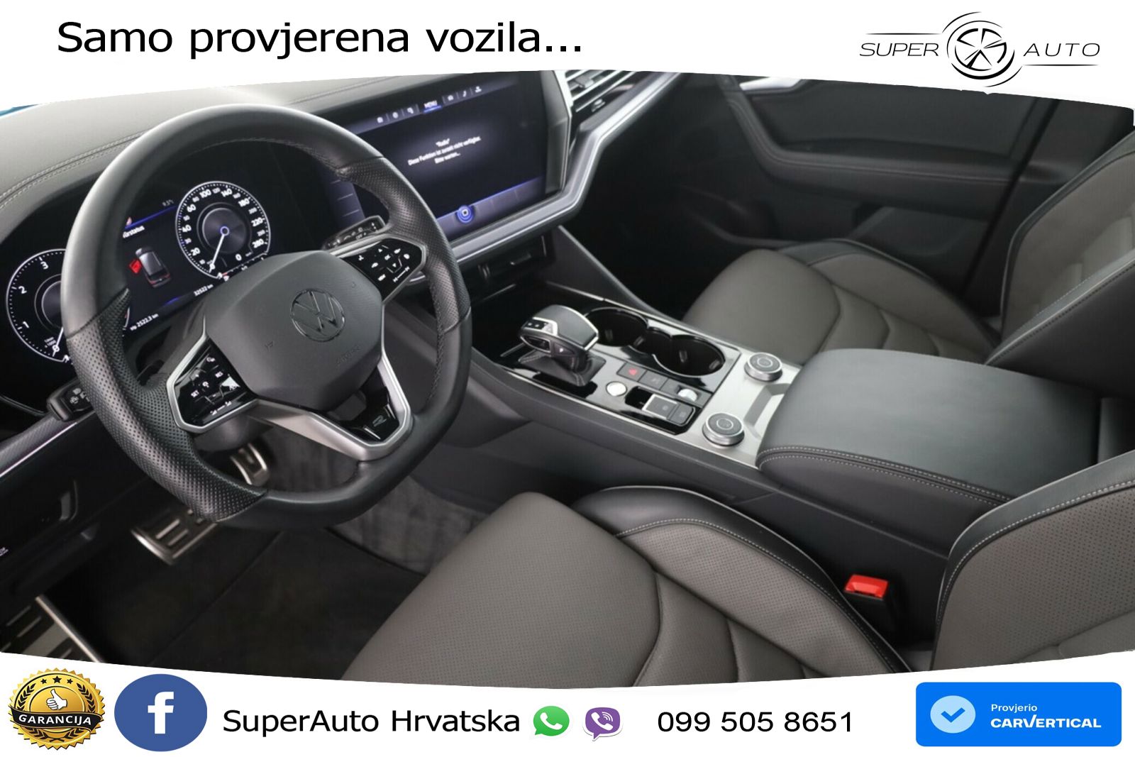 Volkswagen Touareg 3.0 V6 TDI (286 KS) 4MOTION Tiptronic R-Line ZRAČNI+ACC+GR SJED+KAM+PANO