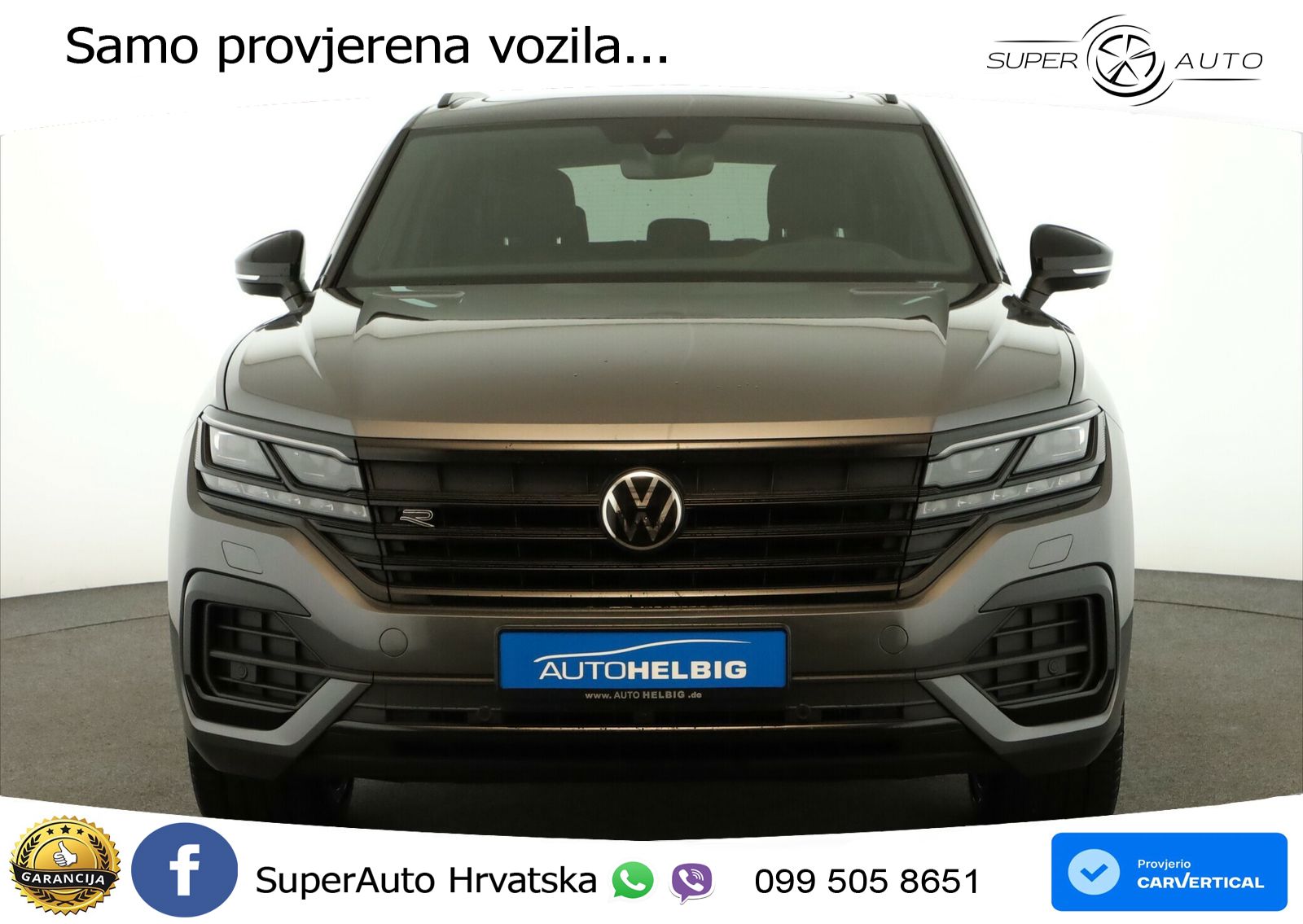 Volkswagen Touareg 3.0 V6 TDI (286 KS) 4MOTION Tiptronic R-Line ZRAČNI+ACC+GR SJED+KAM+PANO