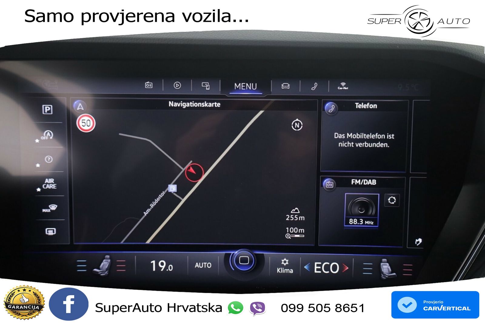 Volkswagen Touareg 3.0 V6 TDI (286 KS) 4MOTION Tiptronic R-Line ZRAČNI+ACC+GR SJED+KAM+PANO