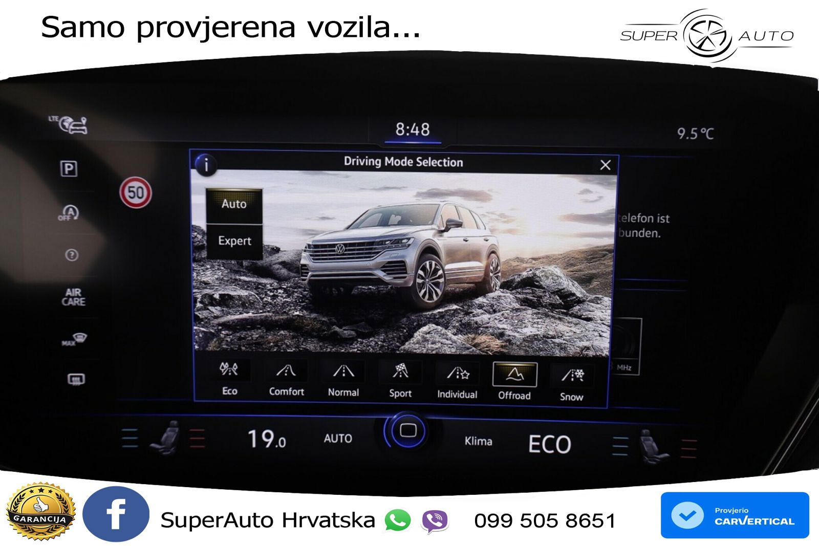 Volkswagen Touareg 3.0 V6 TDI (286 KS) 4MOTION Tiptronic R-Line ZRAČNI+ACC+GR SJED+KAM+PANO