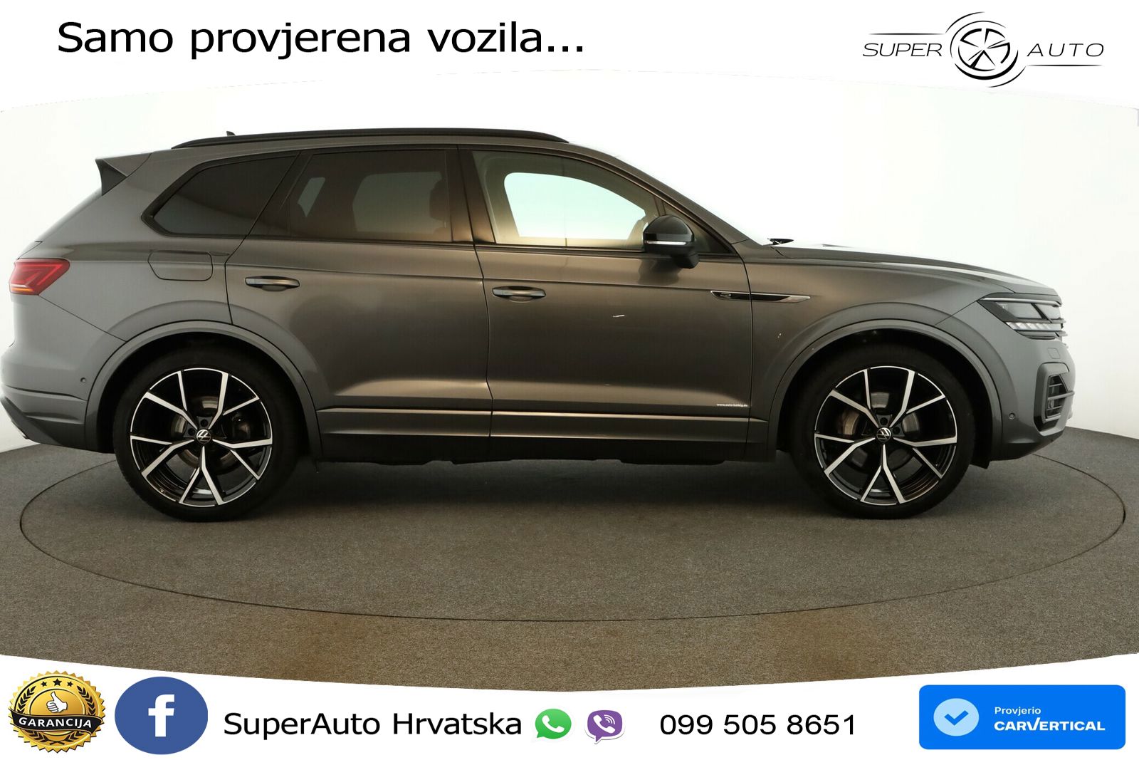 Volkswagen Touareg 3.0 V6 TDI (286 KS) 4MOTION Tiptronic R-Line ZRAČNI+ACC+GR SJED+KAM+PANO