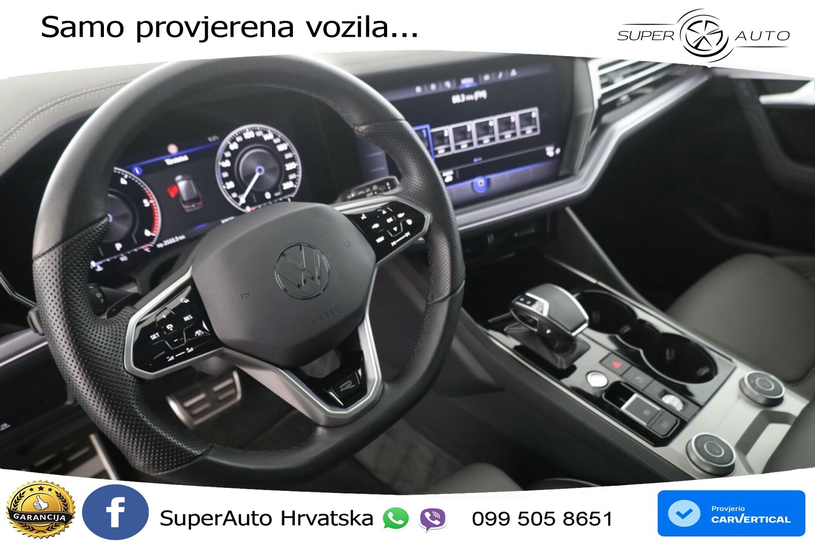 Volkswagen Touareg 3.0 V6 TDI (286 KS) 4MOTION Tiptronic R-Line ZRAČNI+ACC+GR SJED+KAM+PANO