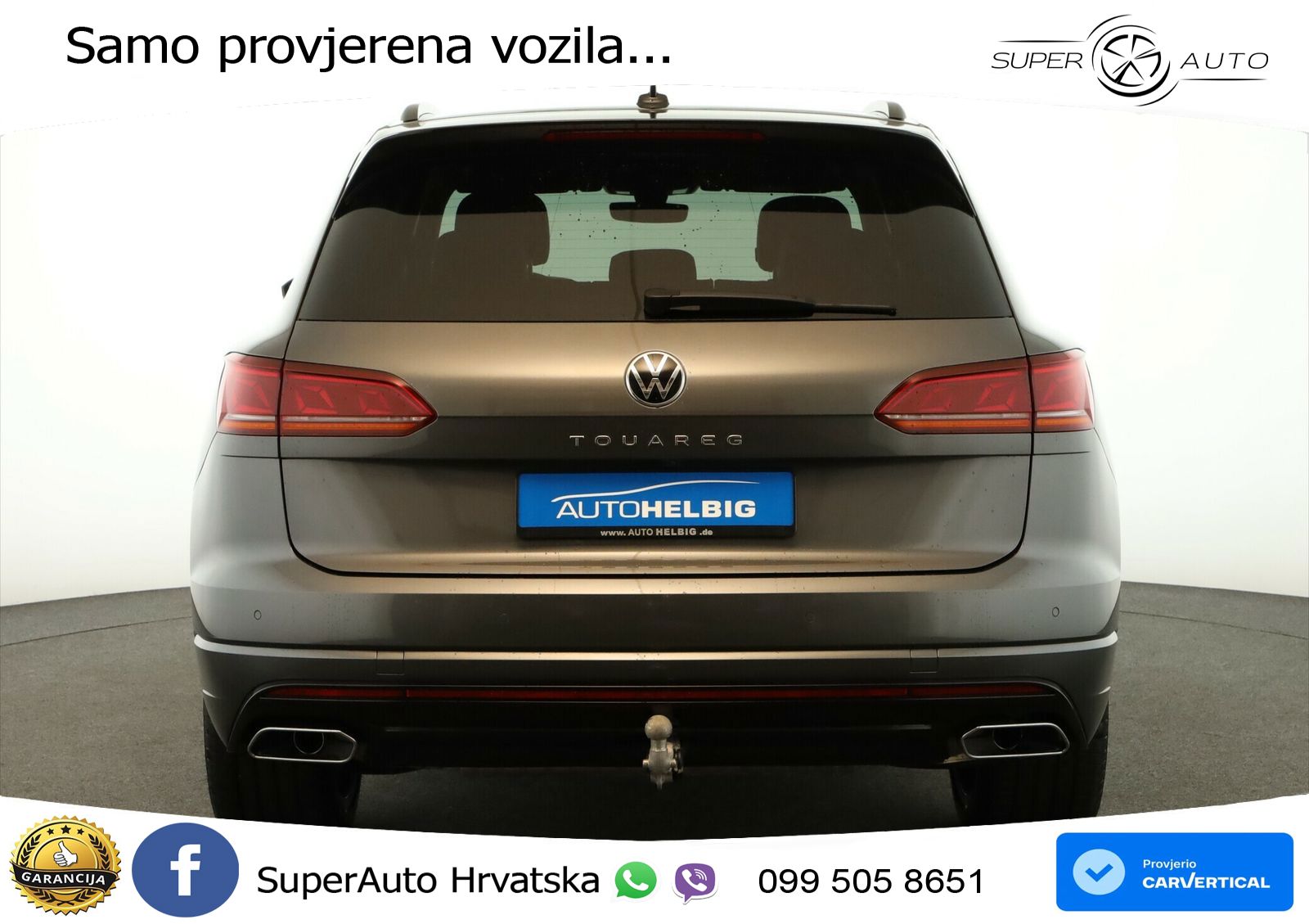 Volkswagen Touareg 3.0 V6 TDI (286 KS) 4MOTION Tiptronic R-Line ZRAČNI+ACC+GR SJED+KAM+PANO