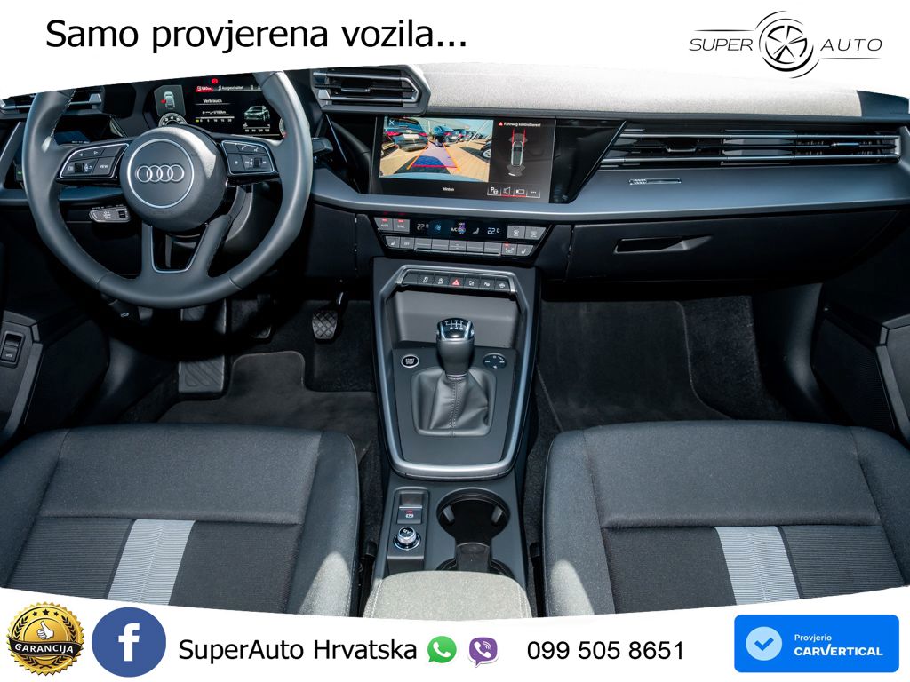 Audi A3 35 TFSI (150 KS) advanced LED+GR SJED+ACC