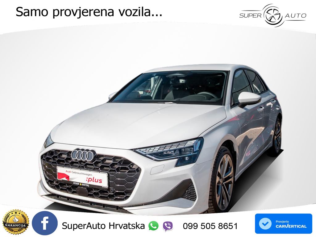 Audi A3 35 TFSI (150 KS) advanced LED+GR SJED+ACC