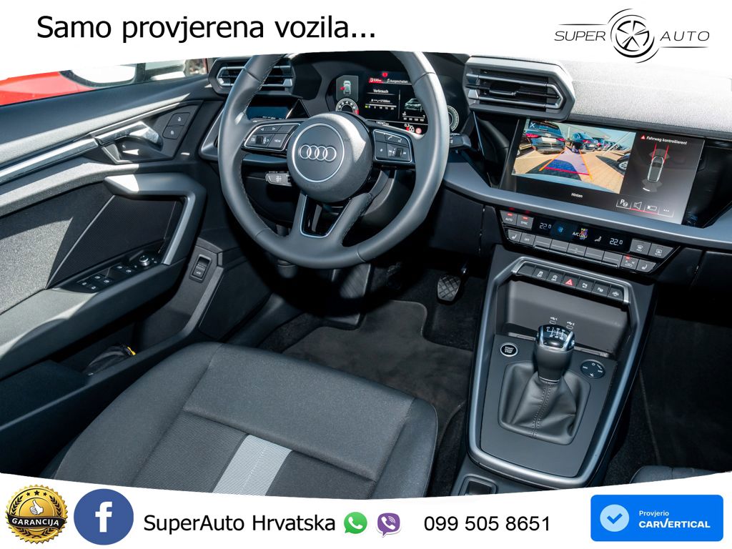 Audi A3 35 TFSI (150 KS) advanced LED+GR SJED+ACC