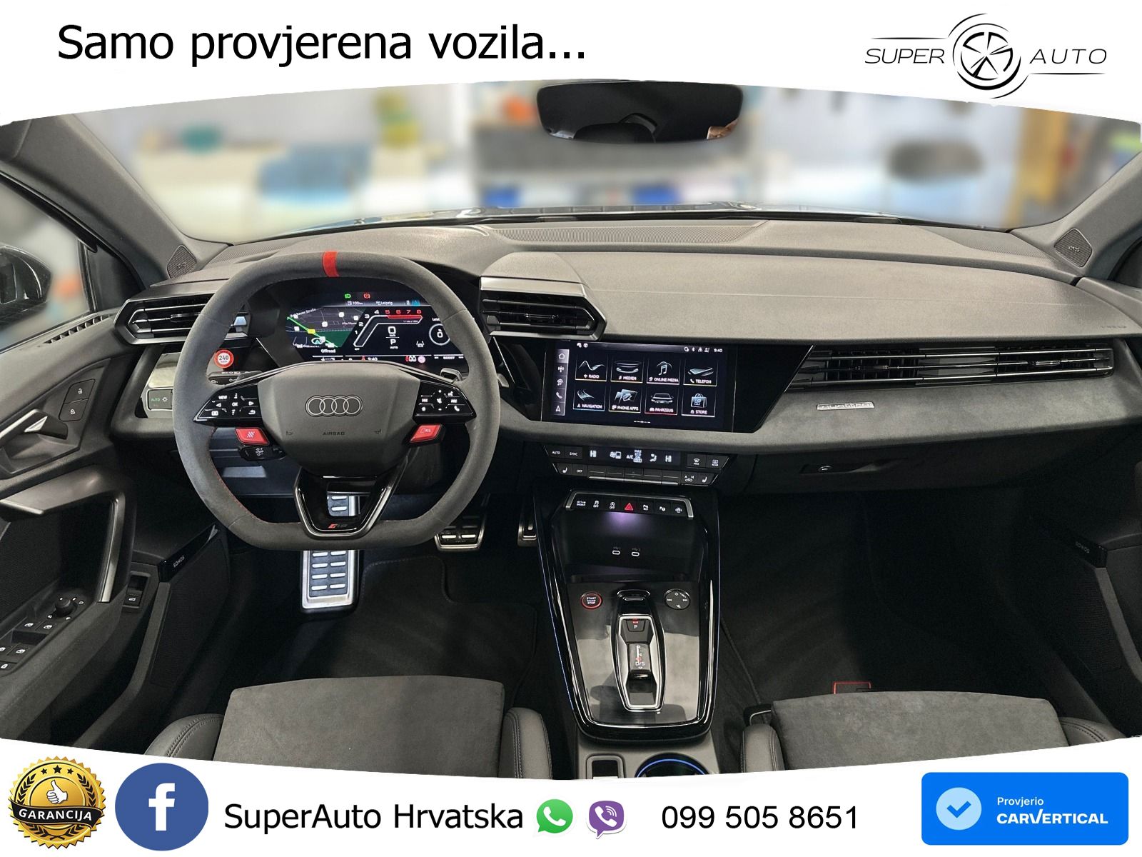 Audi RS3 Sedan 2.5 TFSI (400 KS) quattro S tronic LED+GR SJED+ACC