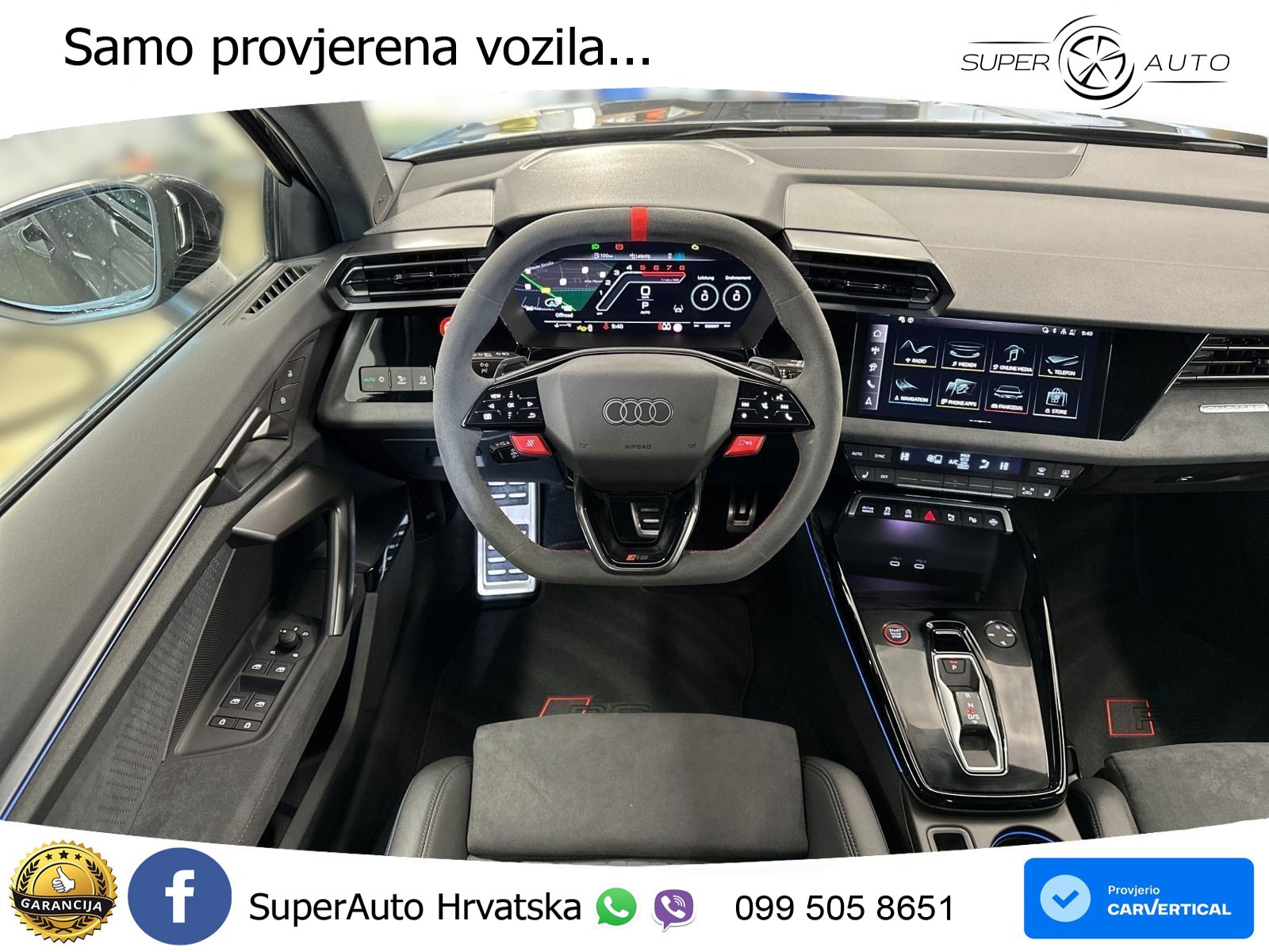 Audi RS3 Sedan 2.5 TFSI (400 KS) quattro S tronic LED+GR SJED+ACC