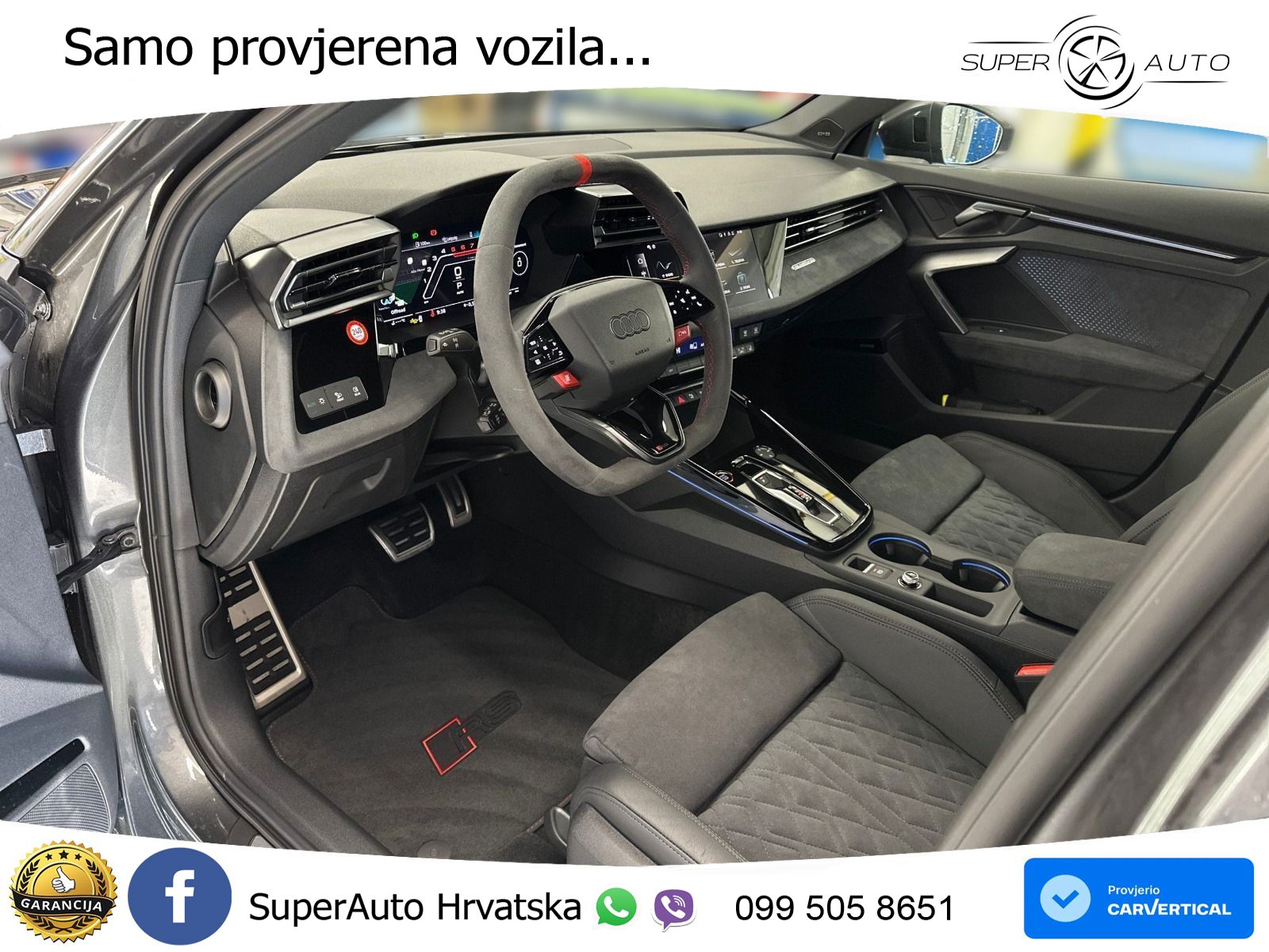 Audi RS3 Sedan 2.5 TFSI (400 KS) quattro S tronic LED+GR SJED+ACC