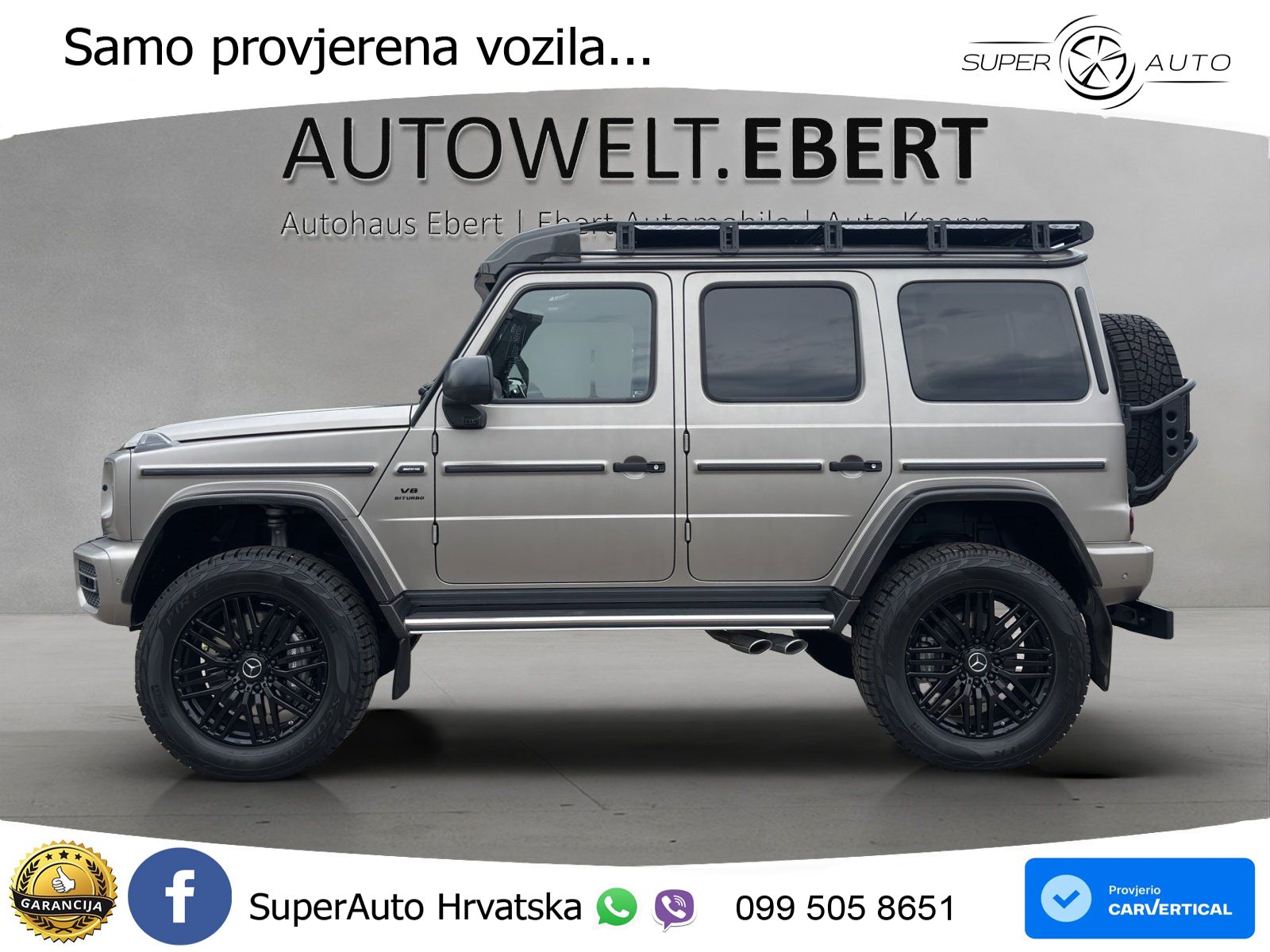 Mercedes AMG G 63 Long V8 (585 KS) 4MATIC 9G-TRONIC AMG SPEEDSHIFT PLUS