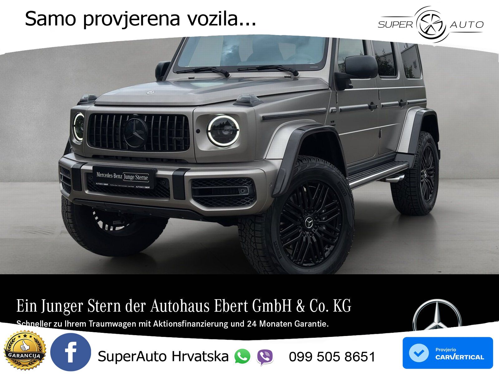 Mercedes AMG G 63 Long V8 (585 KS) 4MATIC 9G-TRONIC AMG SPEEDSHIFT PLUS