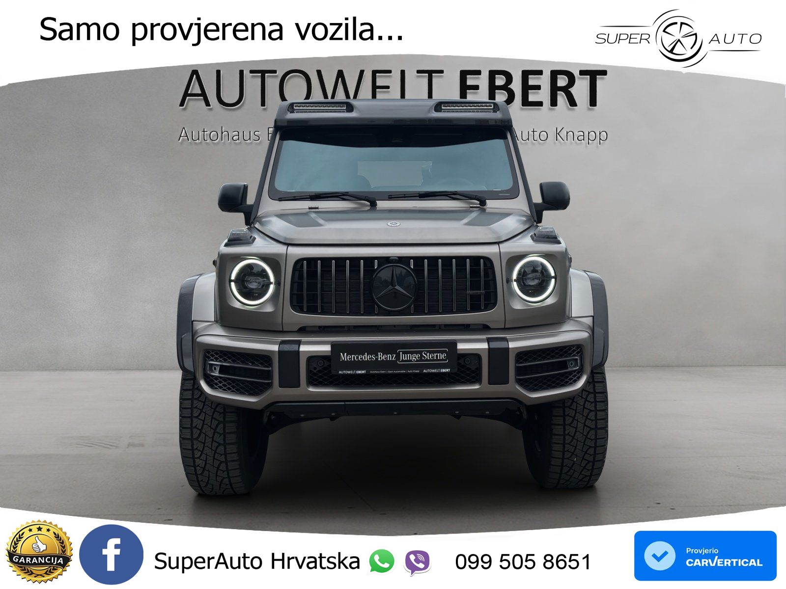 Mercedes AMG G 63 Long V8 (585 KS) 4MATIC 9G-TRONIC AMG SPEEDSHIFT PLUS