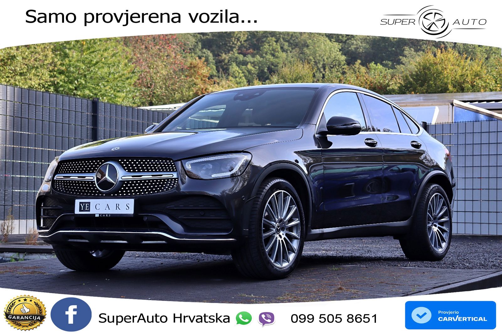 Mercedes GLC Coupe 220d (194 KS) 4MATIC G-TRONIC AMG LED+GR SJED+ACC