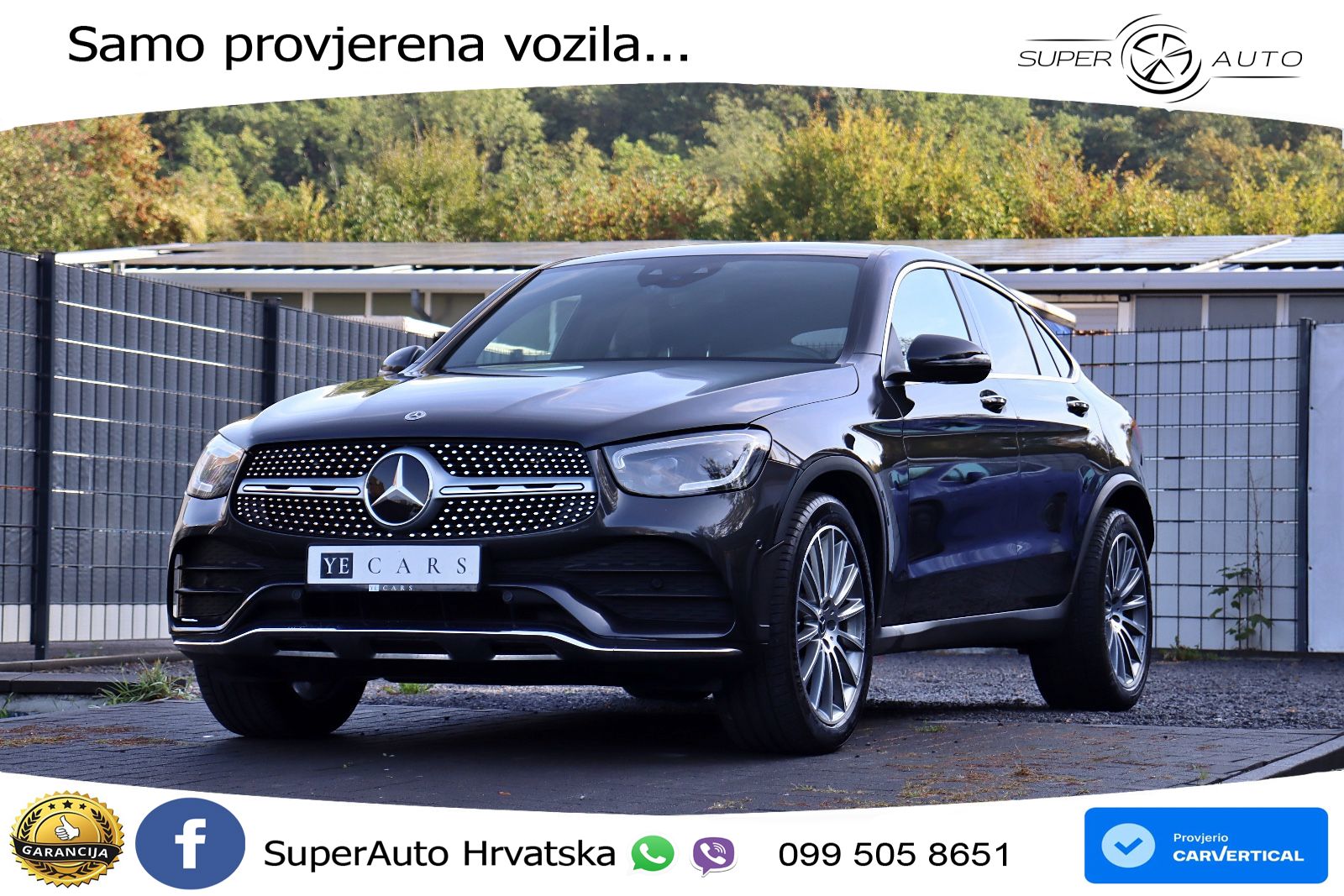 Mercedes GLC Coupe 220d (194 KS) 4MATIC G-TRONIC AMG LED+GR SJED+ACC