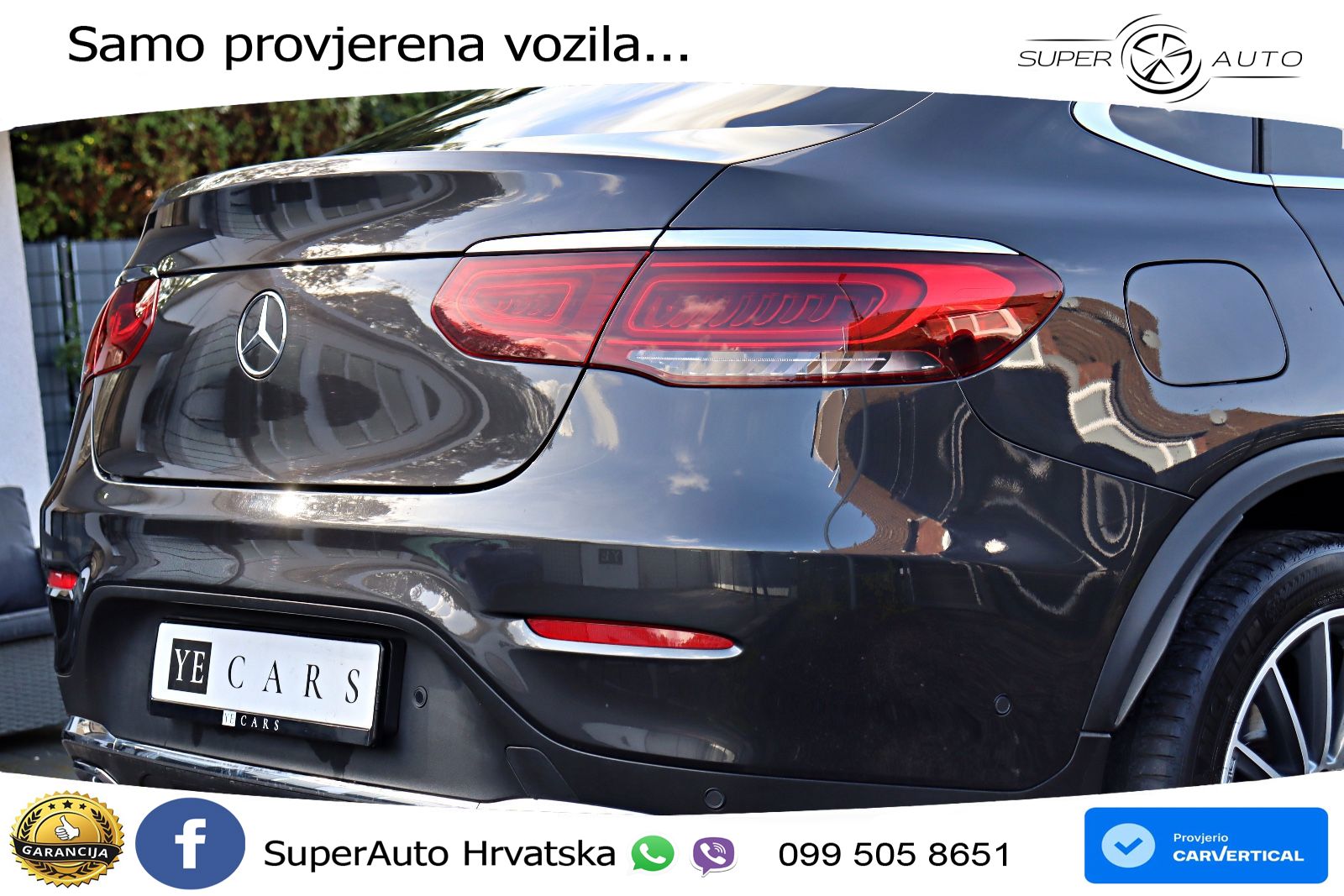 Mercedes GLC Coupe 220d (194 KS) 4MATIC G-TRONIC AMG LED+GR SJED+ACC